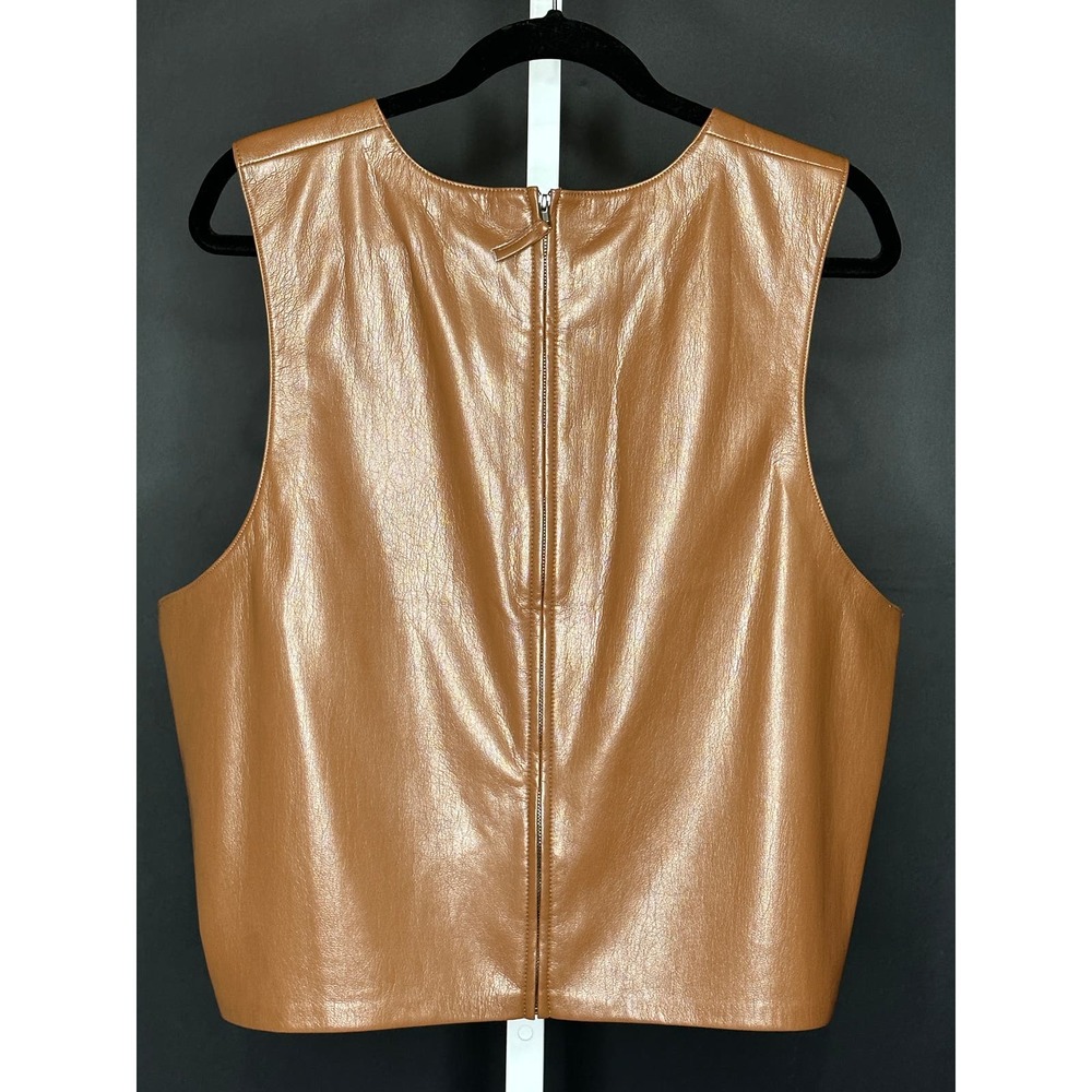 Good American Better Than Leather Faux Leather Shell Tank 6 (3XL) - Picture 5 of 6
